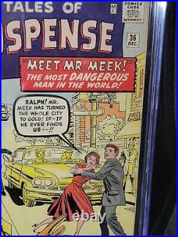 1962 Tales of Suspense #36 Kirby, Ditko Art. Marvel CGC 4.0