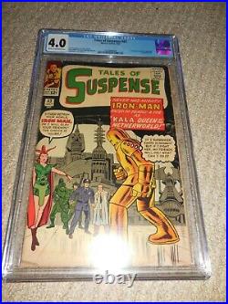 1963 Marvel Tales of Suspense #43 CGC 4.0 VG Early Iron Man