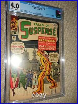 1963 Marvel Tales of Suspense #43 CGC 4.0 VG Early Iron Man