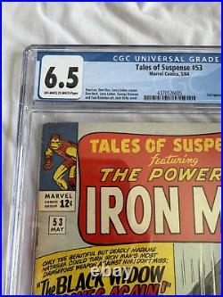 1964 Tales of Suspense 53 CGC 6.5 2nd App of Black Widow. Origin of The Watcher