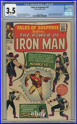 1964 Tales of Suspense 57 CGC 3.5 1st Hawkeye