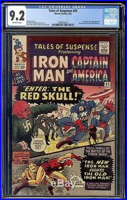 1965 Tales of Suspense #65 CGC 9.2 1st Silver Age App of The Red Skull