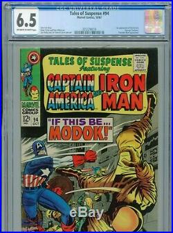 1967 Marvel Tales Of Suspense #94 1st Appearance M. O. D. O. K. Cgc 6.5 Ow-w Box3
