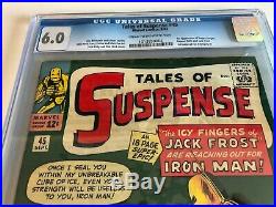 1st Happy, Pepper and Jack Frost in Tales of Suspense #45 comic CGC 6.0