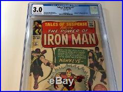 1st Hawkeye in Tales of Suspense #57 comic CGC 3.0