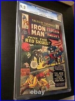 1st SA Red Skull in Tales of Suspense #65 comic CGC 9.2
