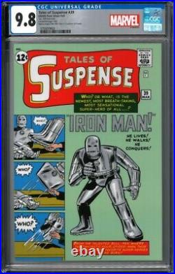2020 Tales of Suspense #39 Iron Man 1 oz Silver Foil Cover CGC 9.8 1000 Made