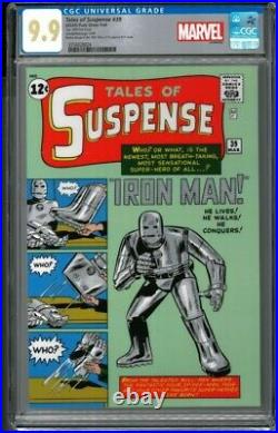 2020 Tales of Suspense #39 Iron Man 1 oz Silver Foil Cover CGC 9.9 1000 Made