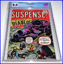Atlas Comics Marvel Tales of Suspense #9 CGC Universal Grade 8.0 Diablo