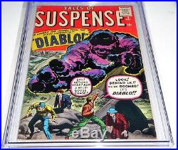 Atlas Comics Marvel Tales of Suspense #9 CGC Universal Grade 8.0 Diablo