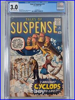 Atlas Comics Tales Of Suspense #10 CGC Graded 3.0 10/60 Stan Lee Story