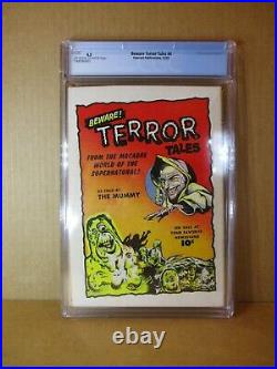 Beware Terror Tales 4 CGC 4.5 Bailey Blob C 1952 Fawcett Horror Comic 1568580002