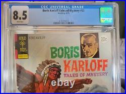Boris Karloff Tales Of Mystery #53 CGC 8.5 (Gold Key Comics, 1974) Bronze Age