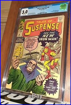 CGC 3.0 Tales of Suspense 48 First Appearance New Iron Man armor and Mister Doll