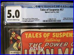 CGC 5.0 Tales of Suspense # 57 1st Appearance of Hawkeye Silver Age Key MCU