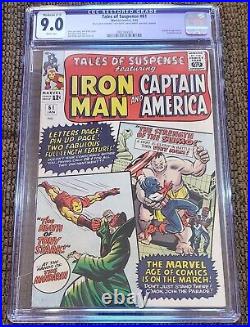 CGC 9.0 Tales Of Suspense #61 Restored! Iron Man Jack Kirby Cover Stan Lee Story