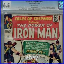 Cgc 6.5 Tales Of Suspense #57 1st Appearance Of Hawkeye Ow Pages
