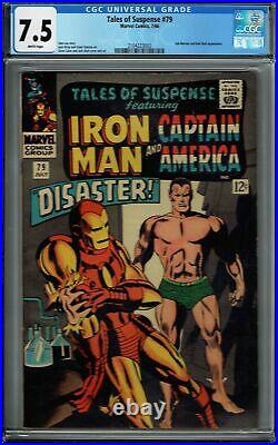 Cgc 7.5 Tales Of Suspense #79 White Pages 1st Appearance The Cosmic Cube