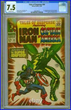 Cgc 7.5 Tales Of Suspense #84 1st Appearance The Super-adaptoid Ow Pages