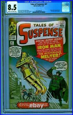 Cgc 8.5 Tales Of Suspense #47 1st Appearance The Melter Cr/ow Pgs Iron Man 8th