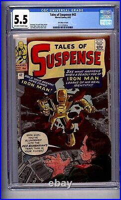 Cgc (marvel) Tales Of Suspense 42 Fn- 5.5 Uk Edition 1963 4th Iron Man