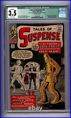 Cgc (marvel) Tales Of Suspense 45 Qualified Missing Pages 13-16 Cover Looks Ok