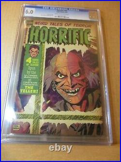 Horrific 10 CGC 6.0 Don Heck GHOUL Comic Media Horror 1954 Weird Tales of Terror