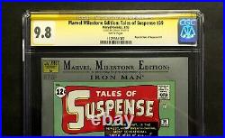MARVEL MILESTONE ED TALES OF SUSPENSE #39 CGC SS 9.8 STAN LEE! 1st IRON MAN 1993