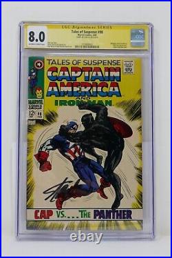 Marvel 1968 Tales of Suspense #98 Signed by Stan Lee CGC 8.0 Black Panther