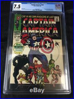 Marvel Captain America #100(1968)! 1st Issue After Tales Of Suspense! Avengers
