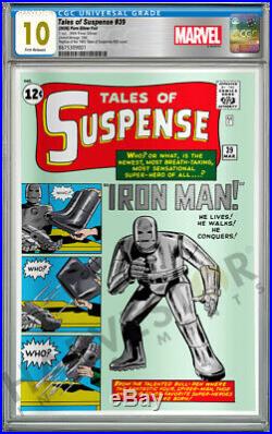 Marvel Comics Tales Of Suspense #39 Silver Foil Cgc 10 Mint First Releases