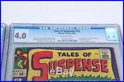 Marvel Comics Tales of Suspense #52 & #53 CGC Graded 8.0 & 4.0 Black Widow Key