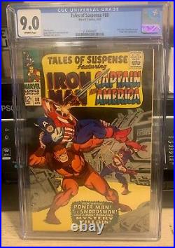 Marvel Comics Tales of Suspense #88 CGC 9.0 Iron Man vs Captain America