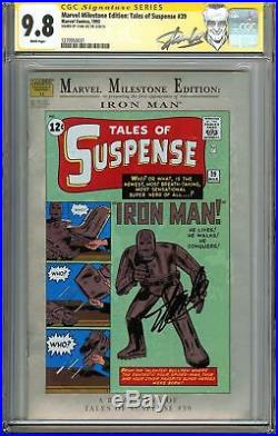 Marvel Milestone Edition Tales of Suspense #39 CGC 9.8 SS STAN LEE 1st IRON MAN