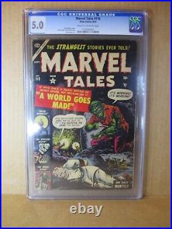 Marvel Tales 118 CGC 5.0 HYPO NEEDLE WEREWOLF 1953 Atlas Horror Heath, Colan Art