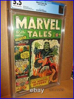 Marvel Tales 96 CGC 5.5 FRANKENSTEIN & BONDAGE/HEADLIGHTS 1950 Atlas Horror (#4)