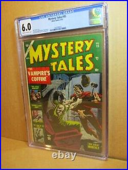 Mystery Tales 15 CGC 6.0 VAMPIRE'S COFFIN Russ Heath 1953 Atlas Marvel1562090060