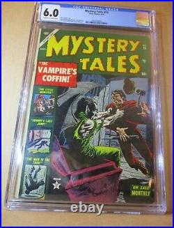 Mystery Tales 15 CGC 6.0 VAMPIRE'S COFFIN Russ Heath 1953 Atlas Marvel1562090060
