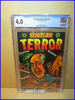 Startling Terror Tales 14 CGC 4.0 LB Cole BLOODY DEATH 5 1953 Star #3728741007
