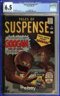 TALES OF SUSPENSE #17 CGC 6.5 OWithWH PAGES // ATLAS COMICS 1961