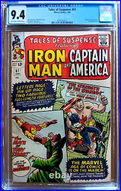 TALES OF SUSPENSE #24 CGC 5.5 Cr-OW 1961 Ditko & KIRBY horror SCI-FI monster