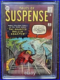 TALES OF SUSPENSE #30 CGC FN+ 6.5 OW-W Haunted Roller Coaster