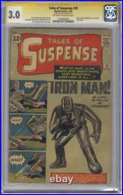 TALES OF SUSPENSE #39 1st App Iron Man Signed Stan Lee SS CGC 3.0 1184468025