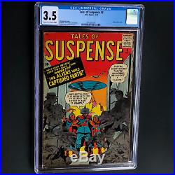TALES OF SUSPENSE #3 (Atlas 1959) CGC 3.5 ONLY 73 IN CENSUS! KIRBY & DITKO