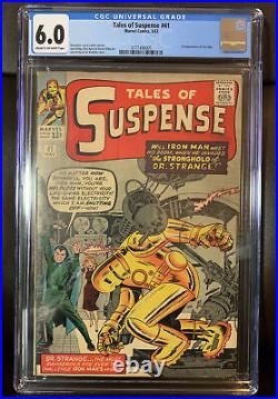 TALES OF SUSPENSE #41 (3rd Iron Man appearance) CGC 6.0 Cream-Off-White Pages