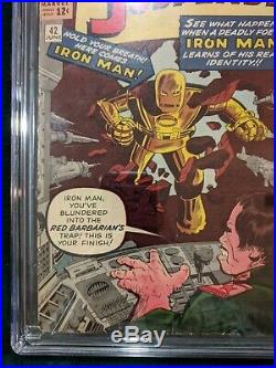 TALES OF SUSPENSE #42 CGC 3.0 GD Off White Pages 4th Appearance of Iron Man