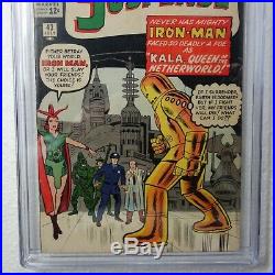 TALES OF SUSPENSE #43 5th Iron Man New Case With Iron Man Image CGC 5.5 OW