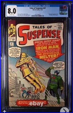 TALES OF SUSPENSE #47 Formerly CGC 8.0! IRON MAN Melter ORIGIN First Appearance