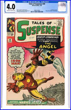 TALES OF SUSPENSE #49 CGC 4.0 1964 1st X-Men crossover OW White PAGES Watcher