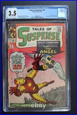 TALES OF SUSPENSE #49 IRON MAN vs ANGEL 1964 1st X-MEN crossover WATCHER CGC 3.5